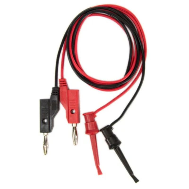 INSTR-001064 – BANANA PLUG TO GRABBER CLIP RANDB BLACK AND RED 3FT