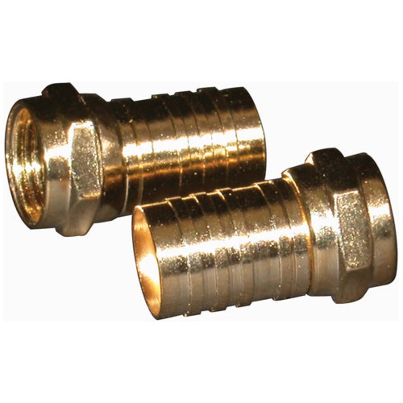 OV662 – F PLUG RG6 CRIMP GOLD  (2 pcs/pkg)