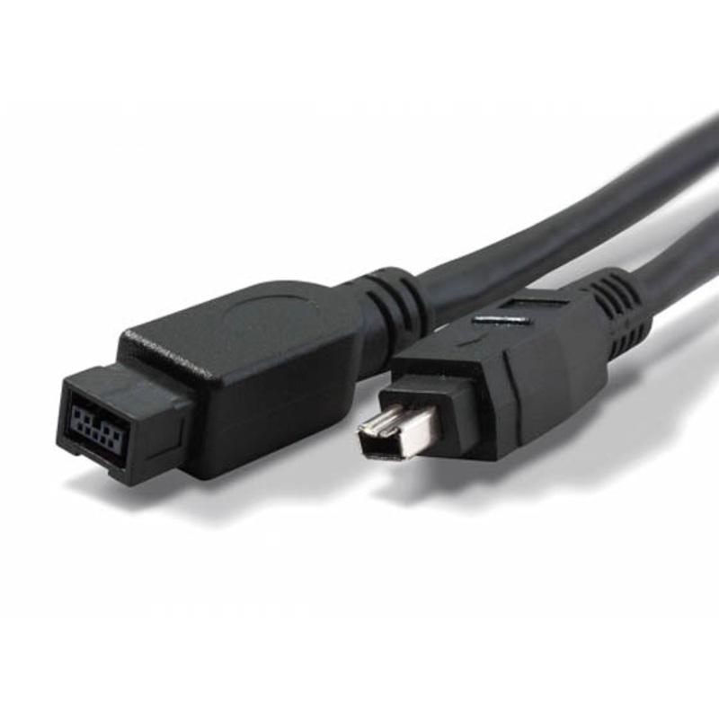 VG015 – FIREWIRE CABLE 9M-4M 6FT BLACK