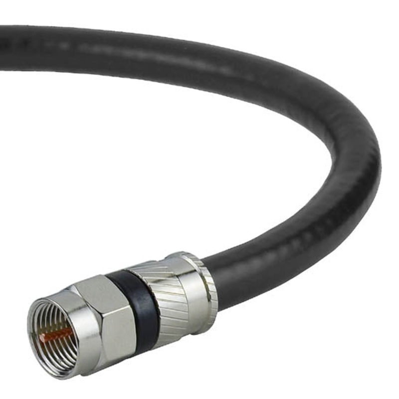 01674 – VIDEO CABLE RG6U F M/M 50FT BLK