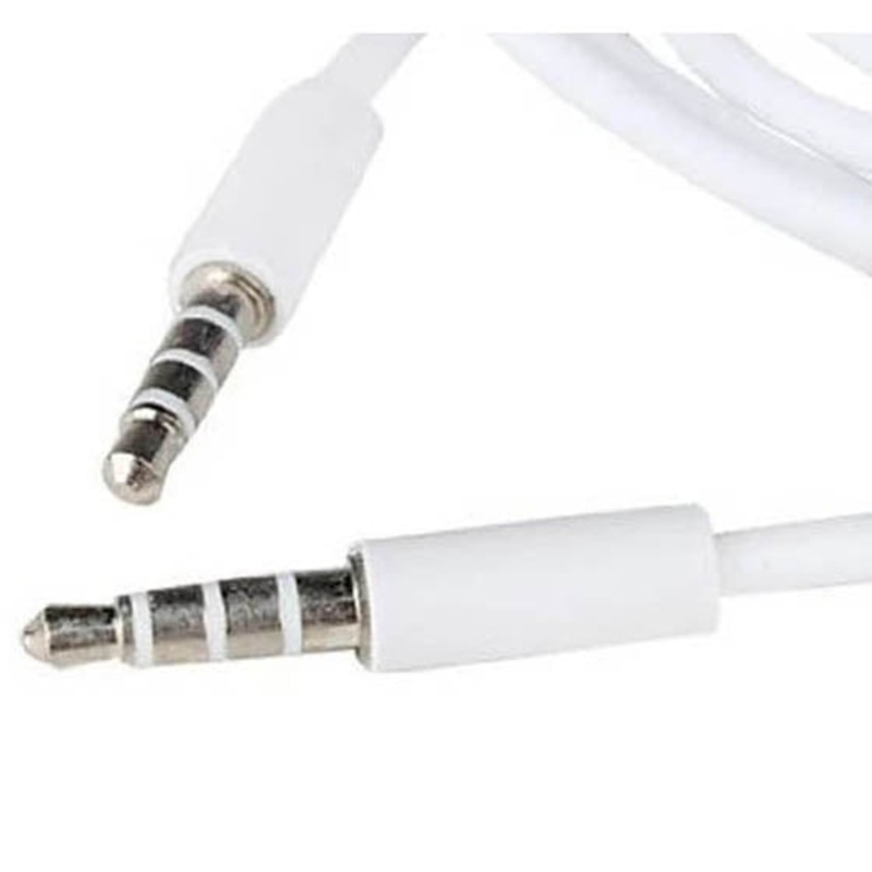 02771 – AUDIO VIDEO CABLE 3.5MM 4CPL/PL 3FT WHITE