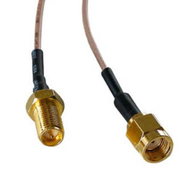 0734 – RP-SMA CABLE RG58 M/F 16FT FOR CELL PHONE SIGNAL BOOSTER