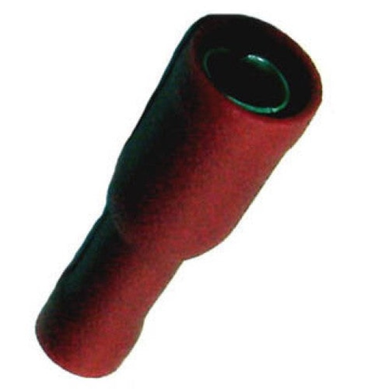 15-161F – BULLET FEM RED 0.157IN 22-18AWG 4MM (15 pcs/pkg)