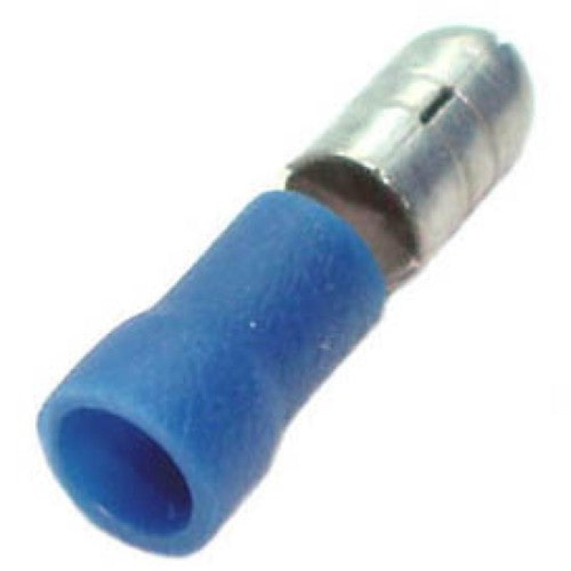 15-163M – BULLET MALE BLU 0.157IN 16-14AWG 4MM (15 pcs/pkg)