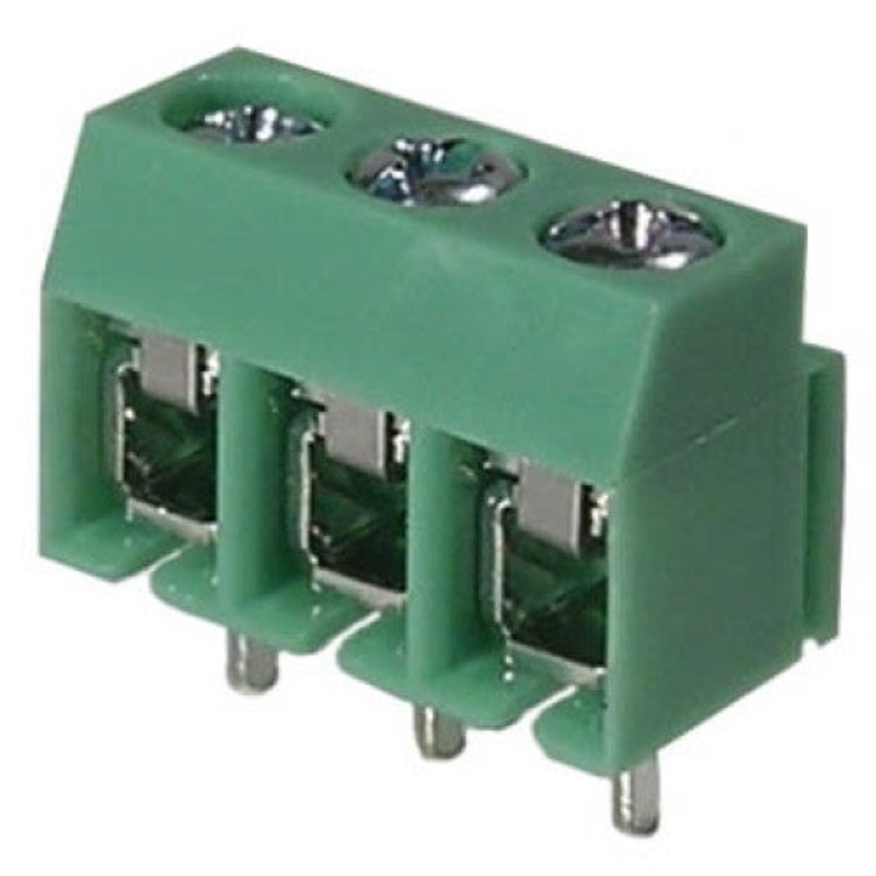58-103-2 – TERM BLOCK 3P PCST 5MM 14AWG 8A 300V 8MM WIDE (2 pcs/pkg)