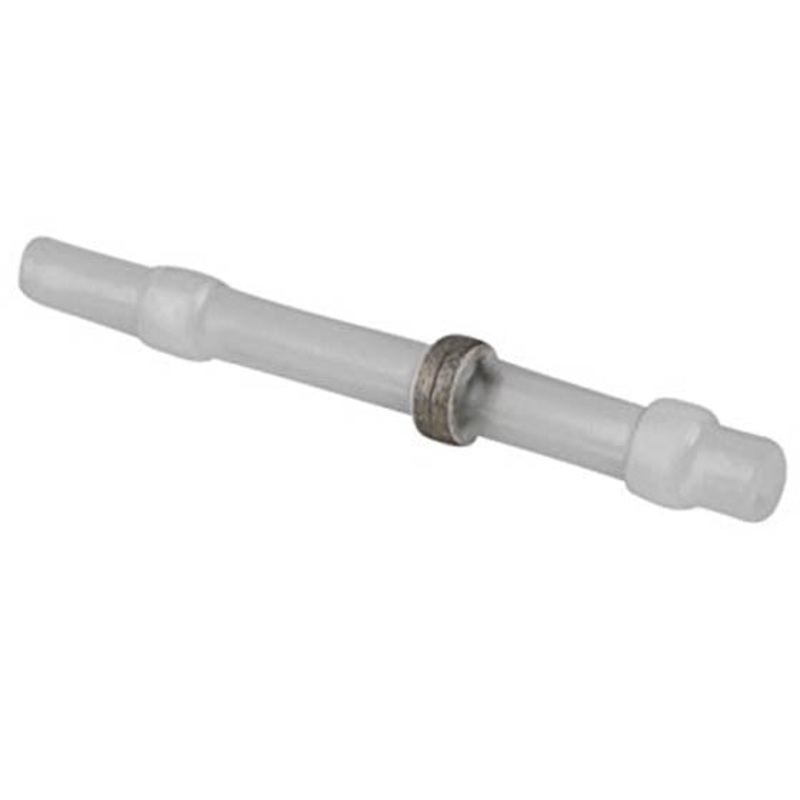 76-HISBC26 – BUTT CONN HEAT SHRINK 26-24AWG W/SOLDER RING TRANSPARENT (10 pcs/pkg)
