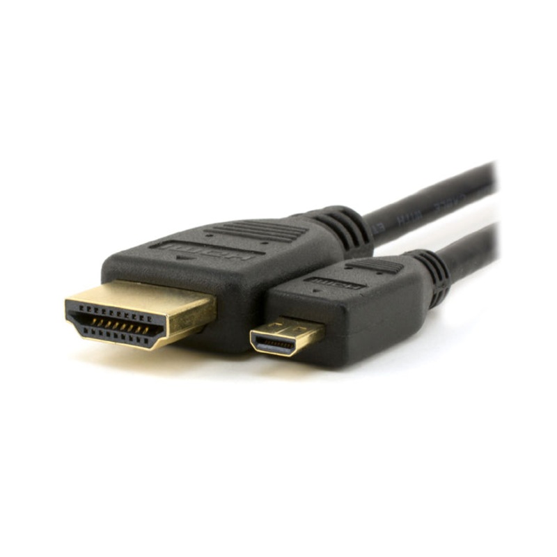 ARWK-0500 – HDMI TO MICRO D TYPE HDMI CABLE 5FT BLACK