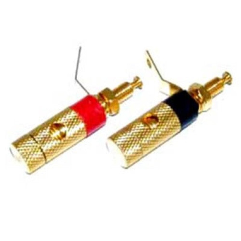 BG1024 – BINDING POST BLK AND RED METAL GOLD PLATED 12-10AWG
