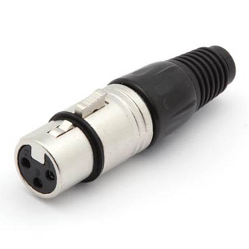 CA094 – XLR 3JK INLINE TIN SOL LOCK METAL