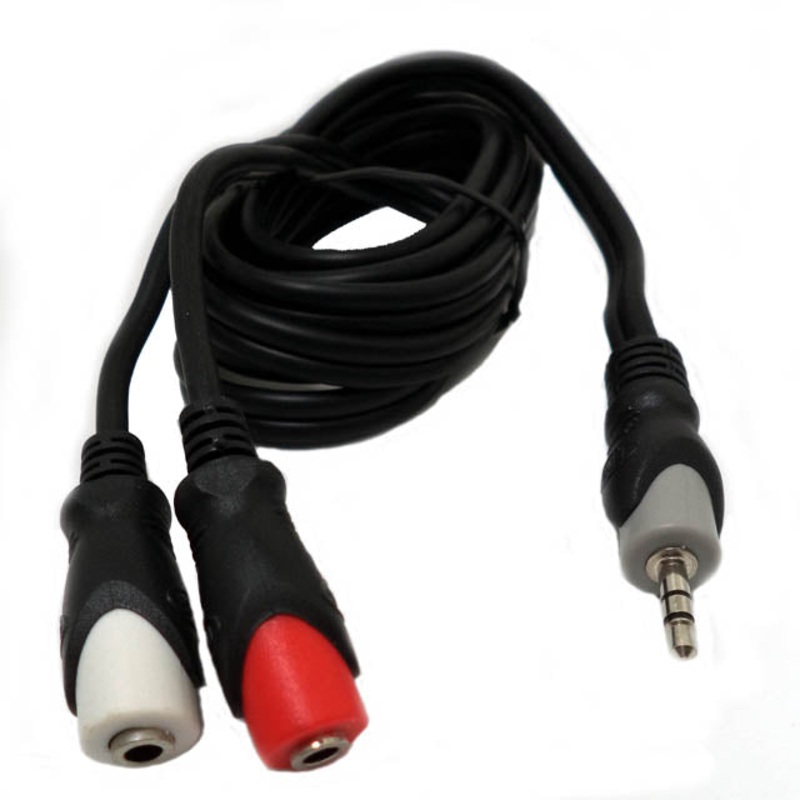 CA76 – AUDIO CABLE 3.5 STEREO PL-JKX2 6FT