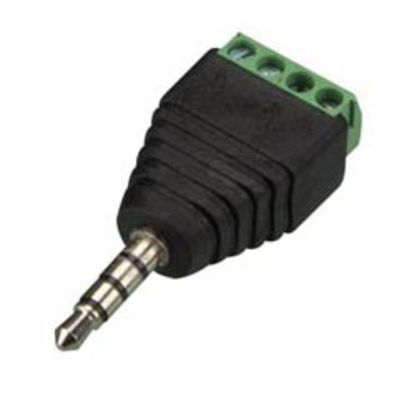 CD027 – AUDIO PL 3.5 STEREO TO 4P SCREW TERMINAL