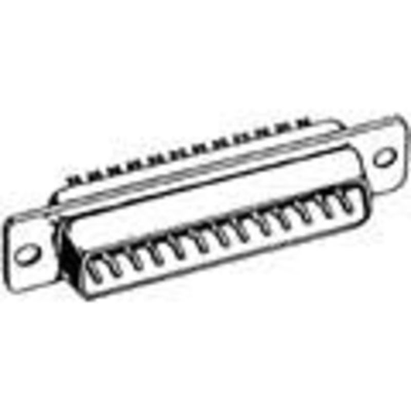 IDAE15S – DB15F SOL YELLOW CHROMATE WITH HARDWARE (50 pcs/pkg)