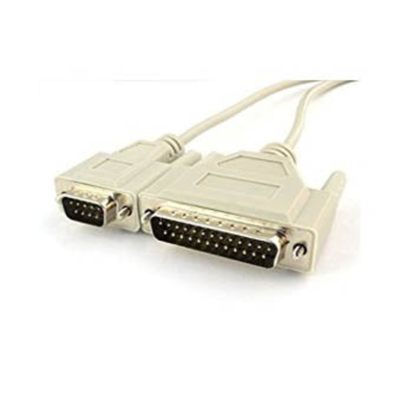 M8520-10925MM – AT MODEM CABLE DB9M/25M 10FT