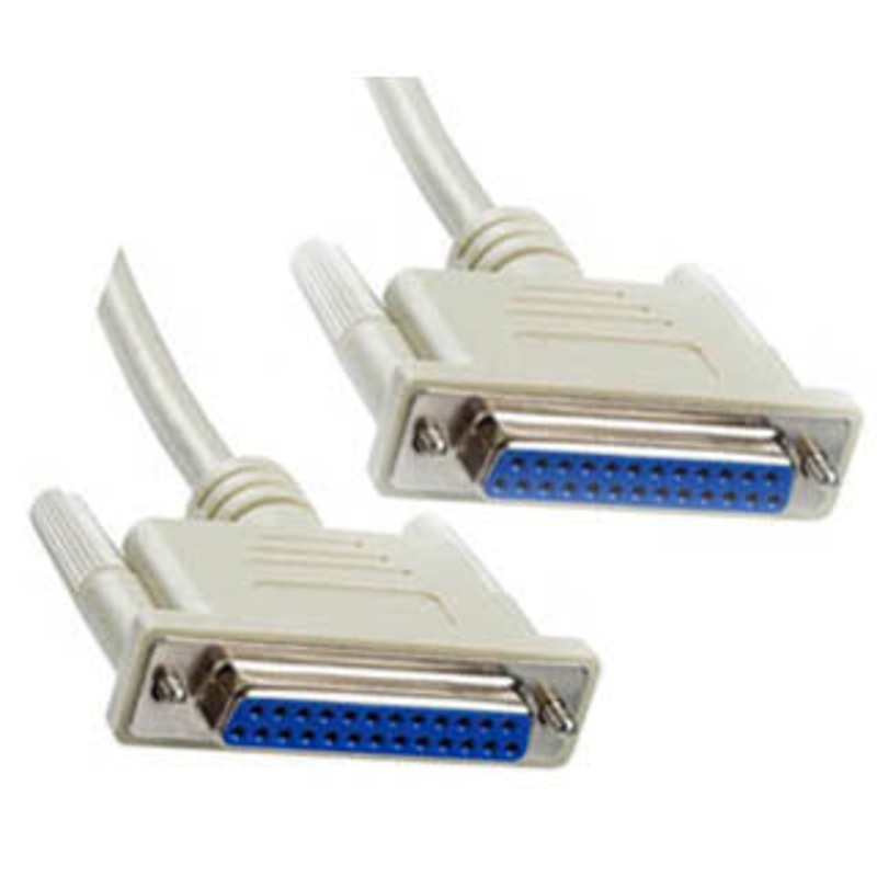 M8520-608FF – SERIAL CABLE DB25F/F 6FT