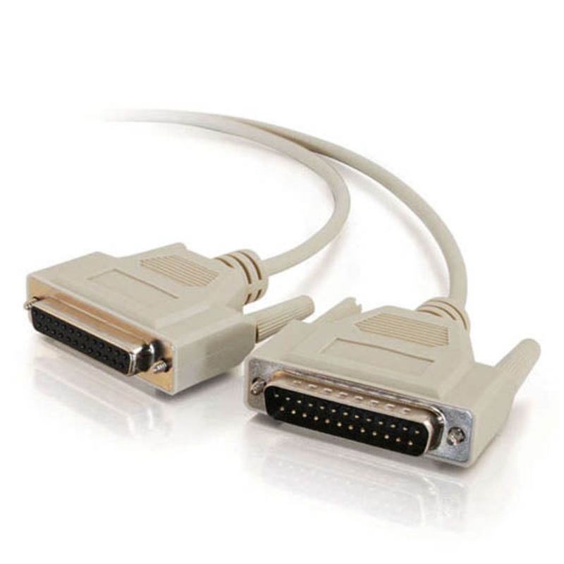 M8520-608MF – NULL MODEM CABLE DB25M/25F 6FT