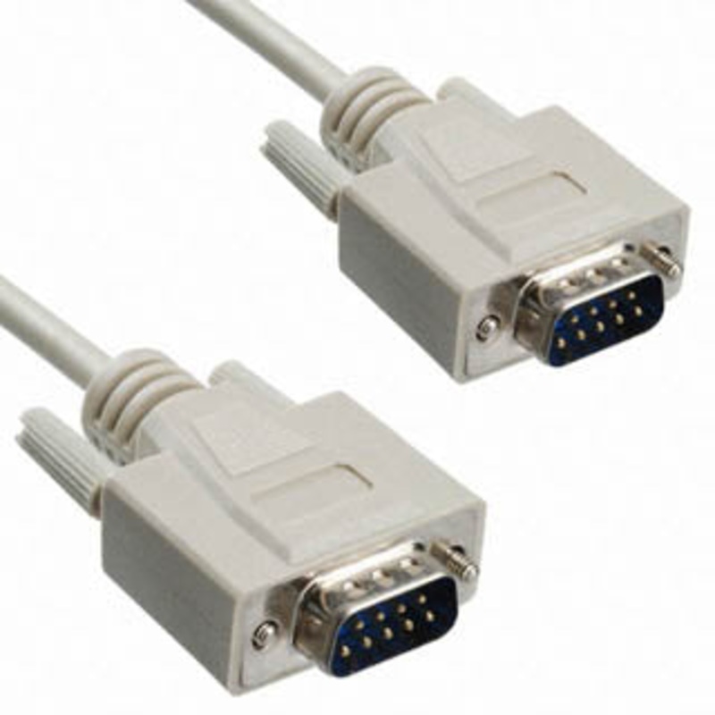 M8540-1509MM – SERIAL CABLE DB9M/M 15FT STRAIGHT BEIGE COLOR