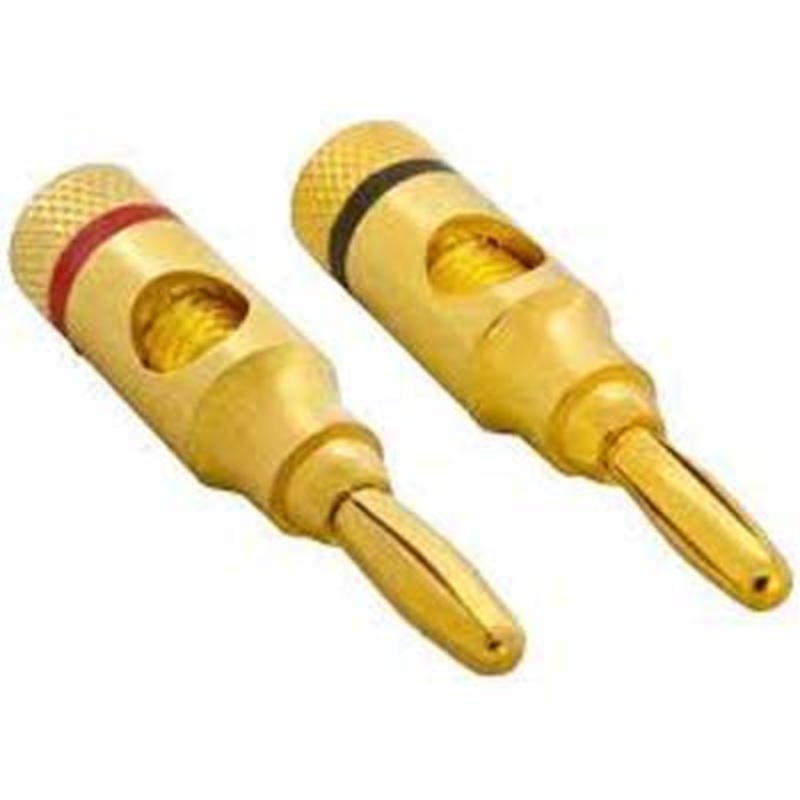 Z-JX-14031 – BANANA PLUG SOL LESS RED/BLK SET OF 2 PCS (2 pcs/pkg)