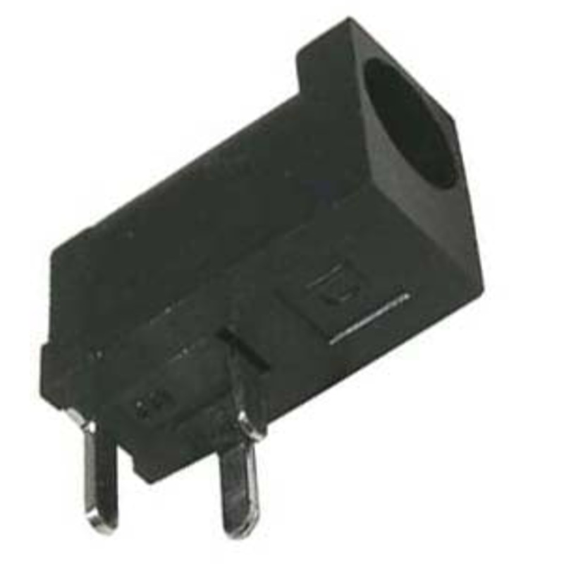 31-155-2 – DC POWER JACK 2.1MM PCRA PLASTIC  (2 pcs/pkg)