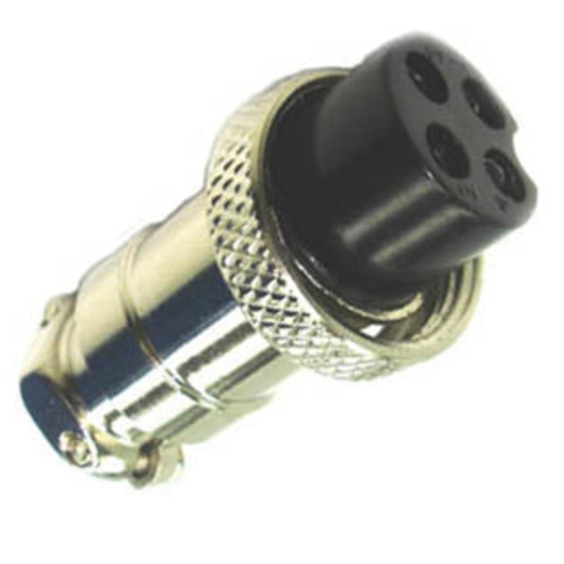 61-604 – MICROPHONE 4F INLINE PLUG METAL