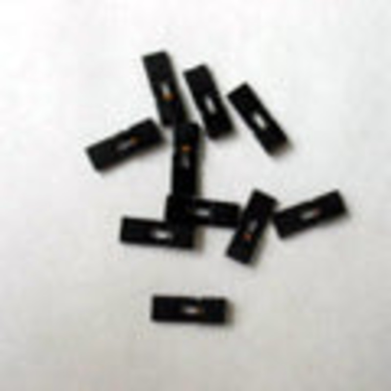 MKBL – SHORTING JK 2.5MM PLAS BLK  (100 pcs/pkg)