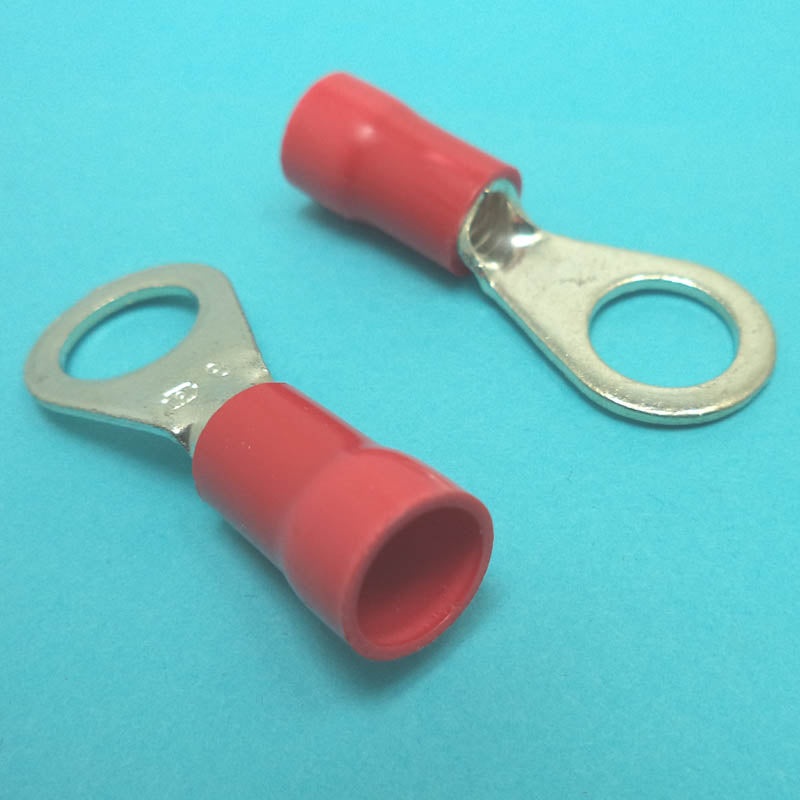 PV0838R – RING TERM RED #3/8IN 8AWG  (2 pcs/pkg)