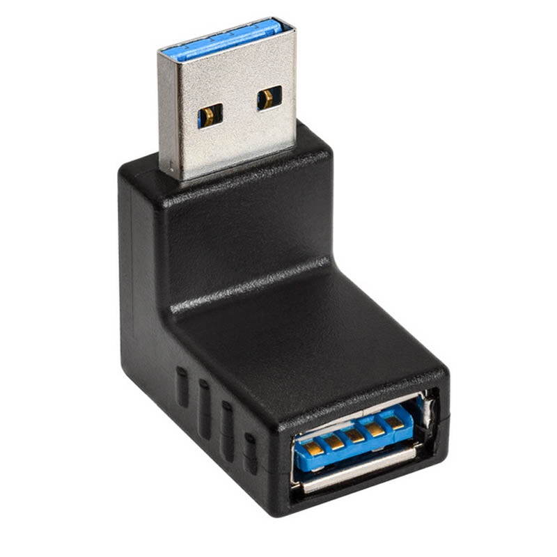 USB RA A M-F ADAPT – USB ADAPTER 3.0 A-MALE TO A-FEM RIGHT ANGLE