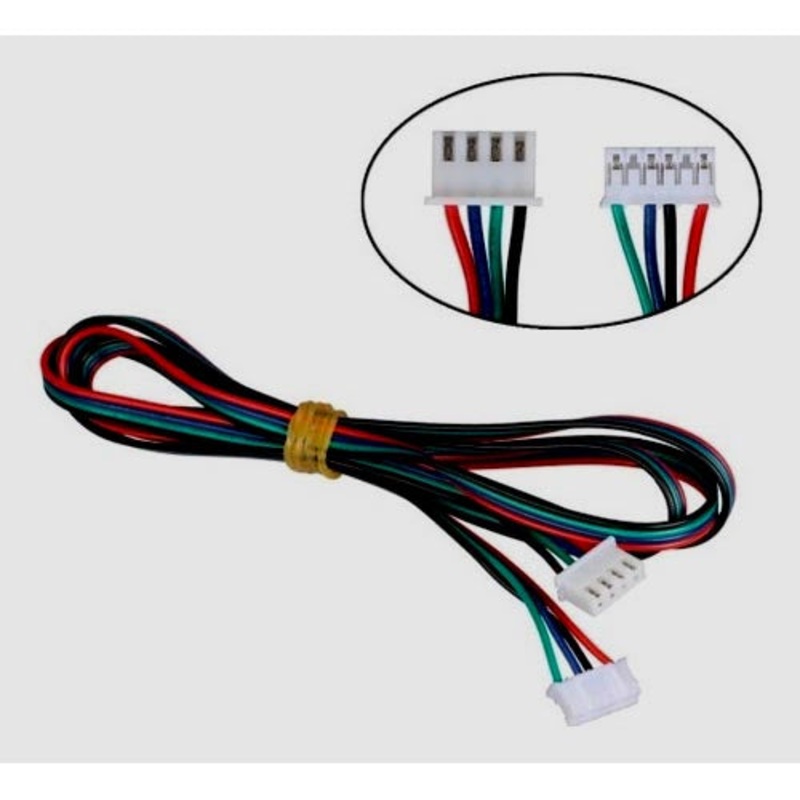 1MXH2.54 – STEPPER MOTOR CABLE 6PIN TO 4PIN 3FT 6PIN JST2.0 TO 4PIN XH2.54