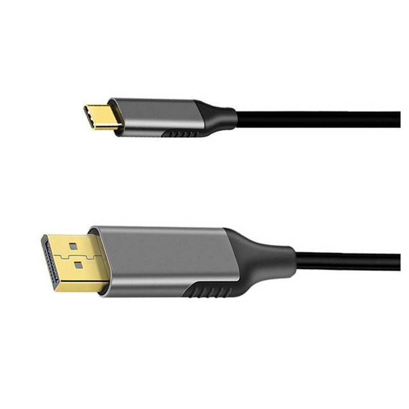 ADN-5637 – USB C MALE TO DISPLAY PORT MALE CABLE BLK 3.3FT