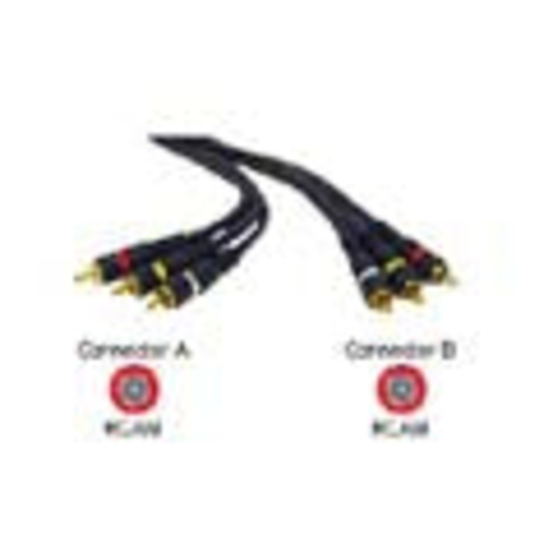 CA1066-06 – RCA CABLE ASSY M/MX3 6FT GOLD