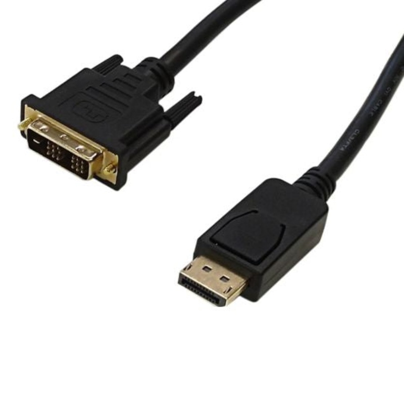 CB-DPDVI/6 – DISPLAYPORT MALE-DVI MALE 6FT SINGLE LINK