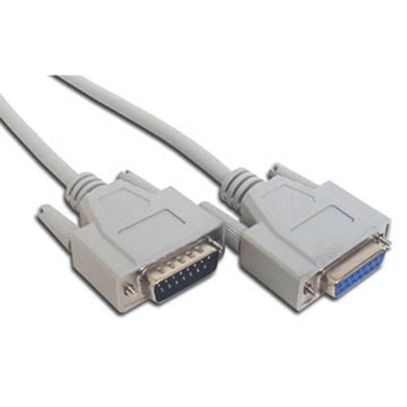 CD15MF6 – JOYSTICK EXT CABLE DB15M/F 6FT MAC MONITOR EXT CABLE STRAIGHT
