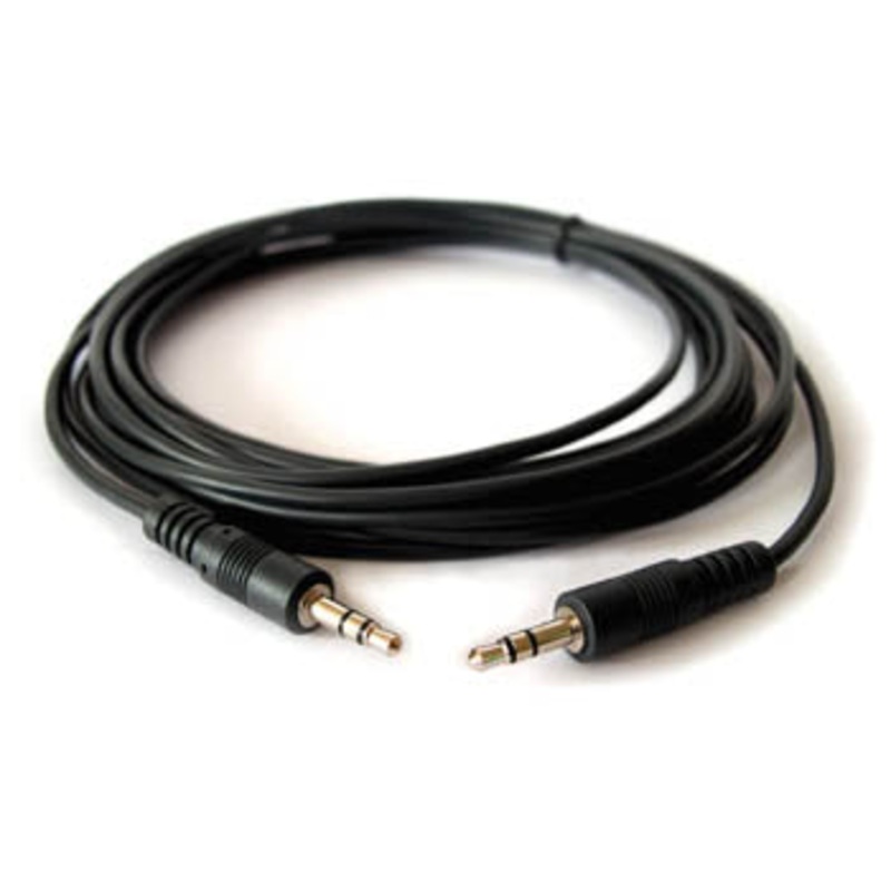 CSTEREO-03C – AUDIO CABLE 3.5 STEREO PL-PL 3FT BLK