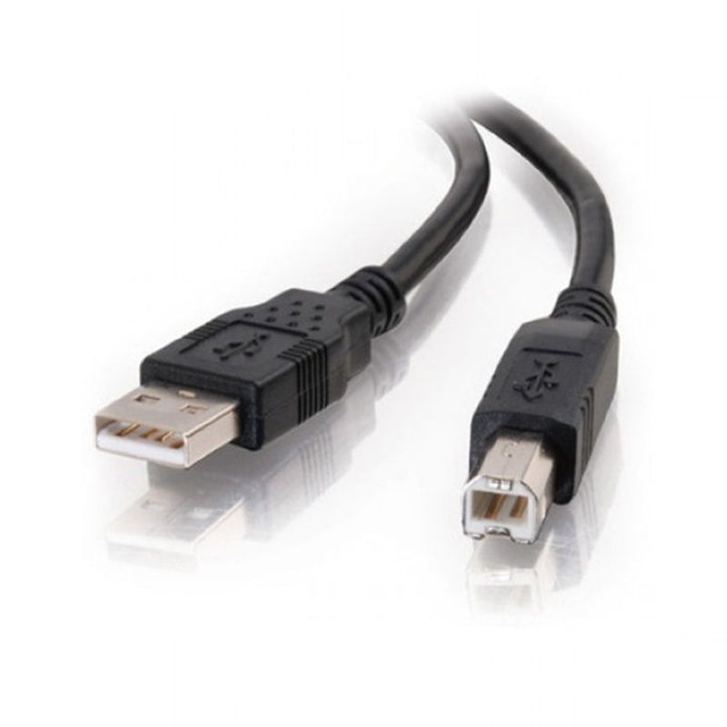 CUSB2-AB01BK – USB CABLE A-B M/M 2.0 1FT