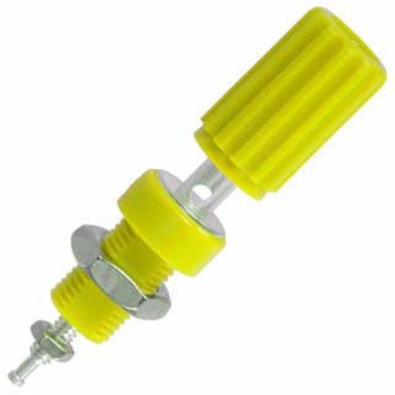 GBE-1504C – BINDING POST YEL 44MM LONG SOL
