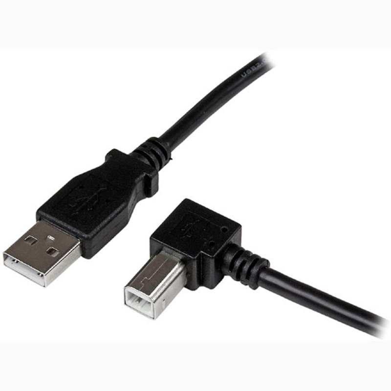 USBAB1MR – USB CABLE A(ST)-B(RA) MALE/MALE 3FT BLK VERSION 2.0