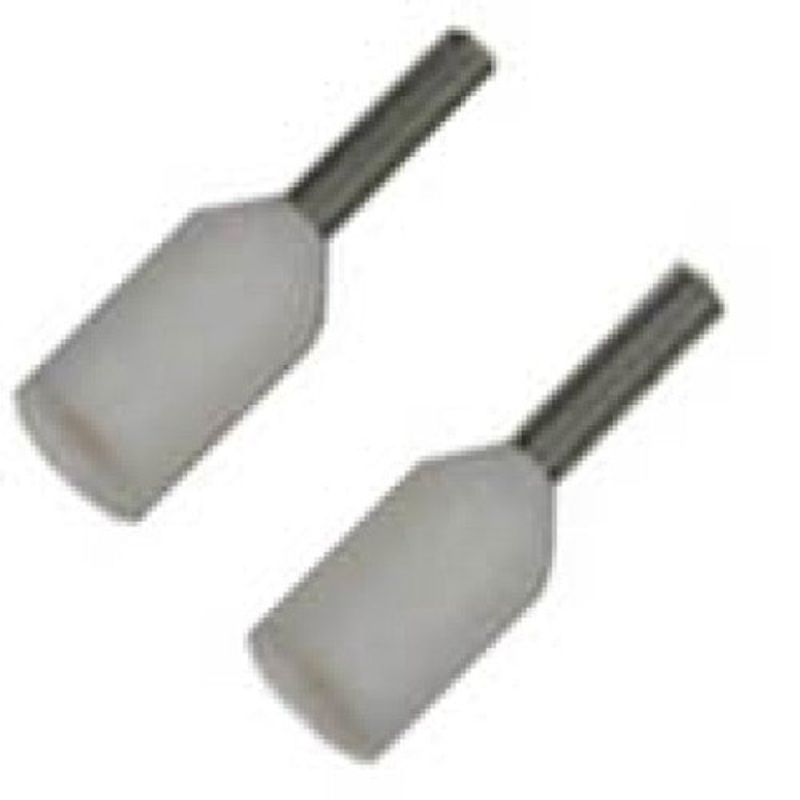 VE0508 – FERRULE 22AWG 8MM STEM WHITE  (100 pcs/pkg)