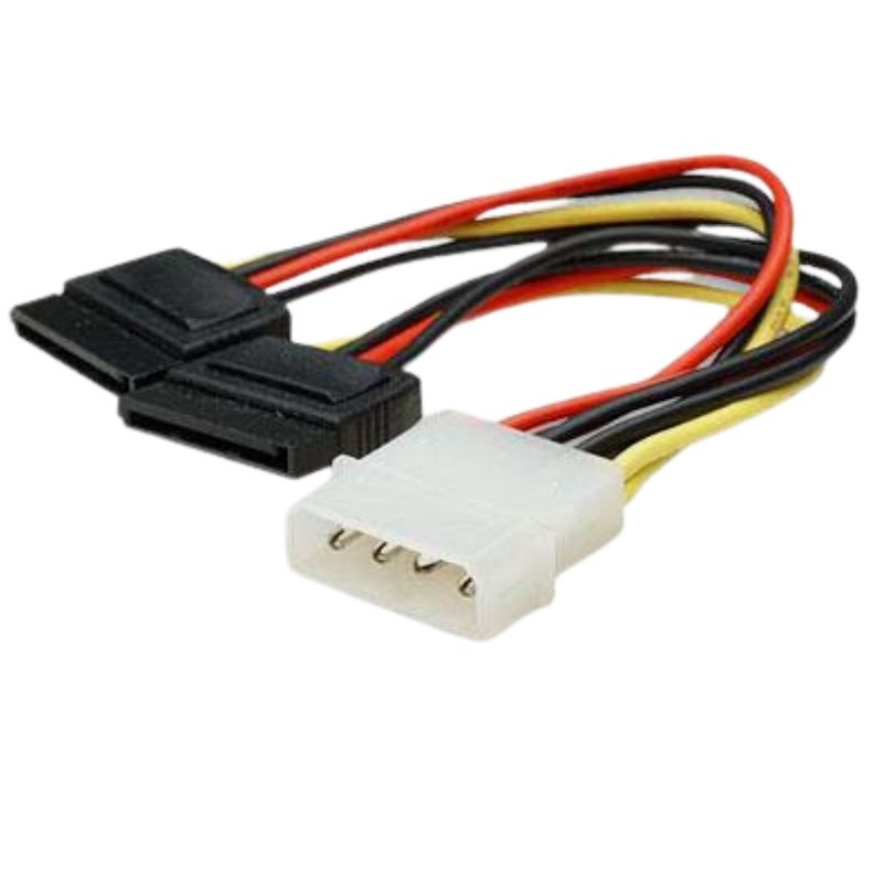 10155 – COMP POWER CABLE 5.25M-2XSATA SERIAL ATA POWER SPLITTER
