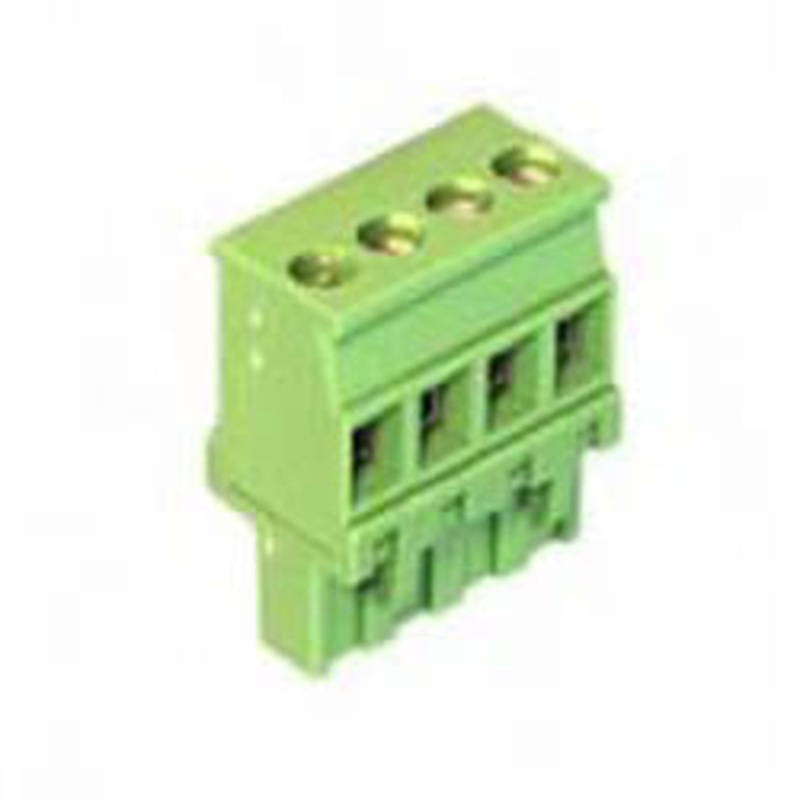 13-2504 – TERM BLOCK 4P FEM PLUG 5.08MM 22-12AWG 15A/300V 12MM WIDE