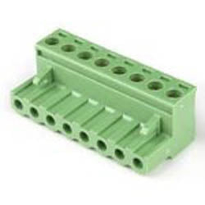 13-2608 – TERM BLOCK 8P FEM PLUG RA 5.08MM 22-12AWG 15A/3V 1MM WIDE
