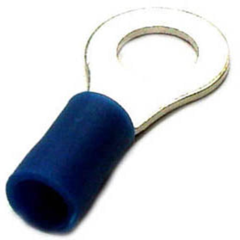 160205-2010 – RING TERM BLU 1/4IN 16-14AWG ID-6.4MM OD-12MM (10 pcs/pkg)