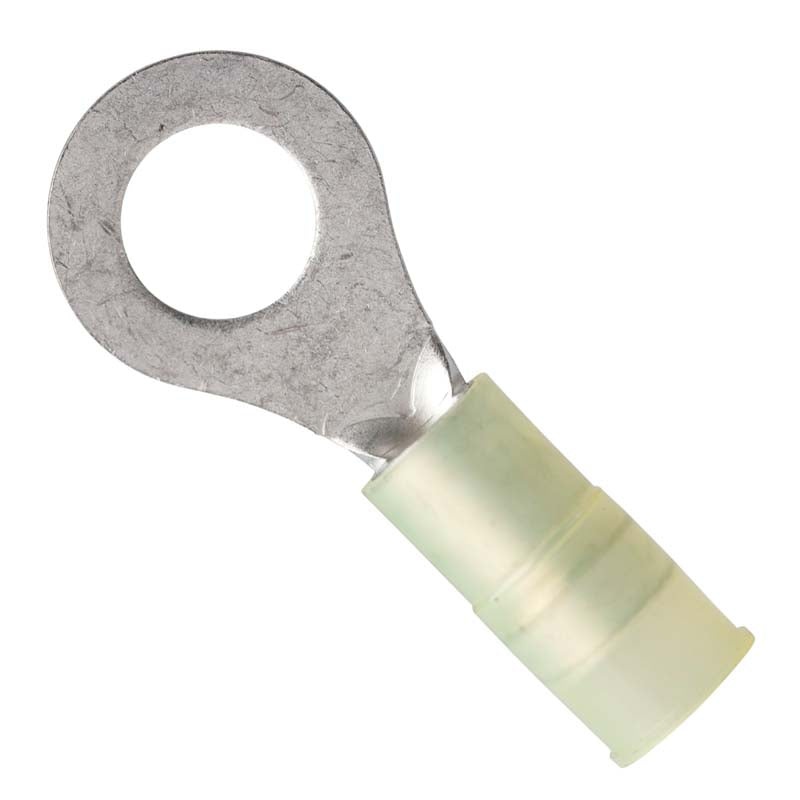 230225 – RING TERM YEL 5/16IN 12-10AWG NY ID-7.9MM OD-15MM DOUBLE CRIMP (4 pcs/pkg)