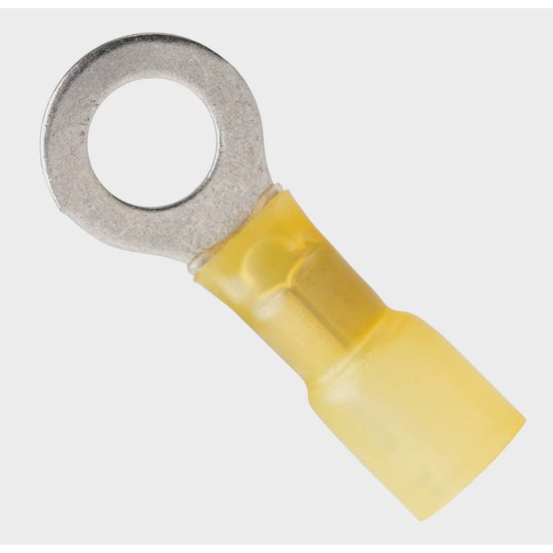 312503 – RING TERM YEL 5/16IN 12-10AWG ID-7.9MM OD-15MM HEATSHRINK ADHE (3 pcs/pkg)