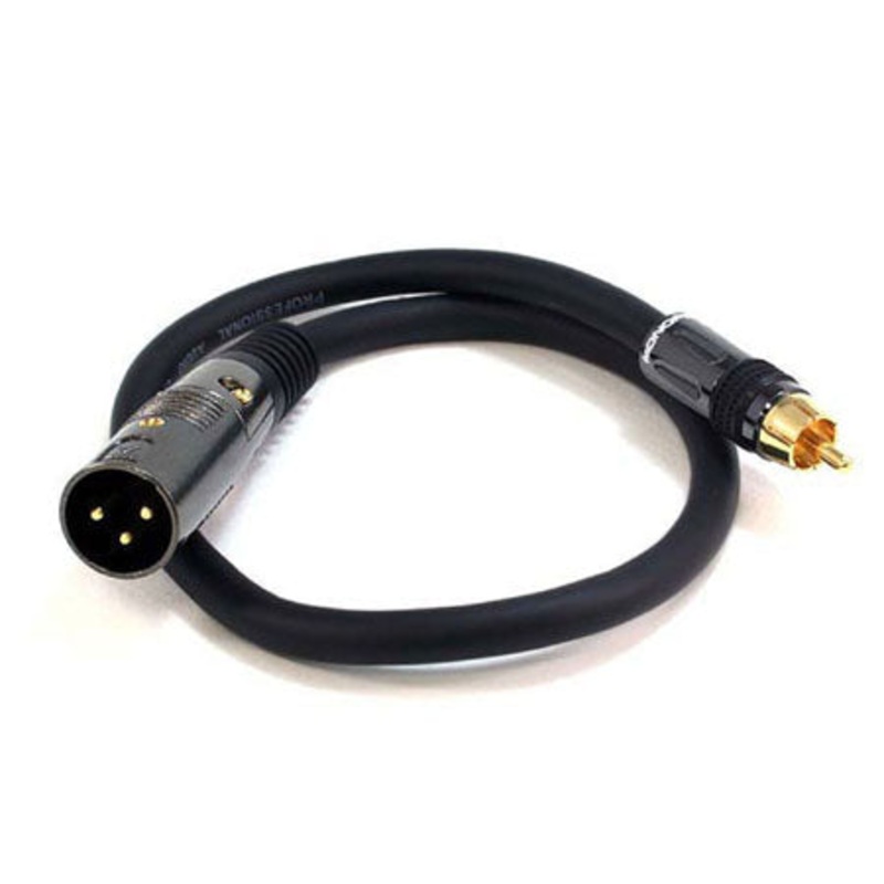 4775 – XLR CABLE 3PL-RCA PLUG 1.5FT