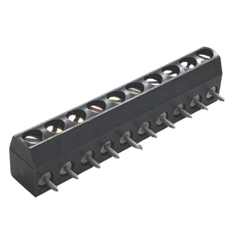 941-DS/10 – TERM BLOCK 10P PCRA PITCH-5.08MM W-11.4MM 15A/300V 26-14AWG GRY