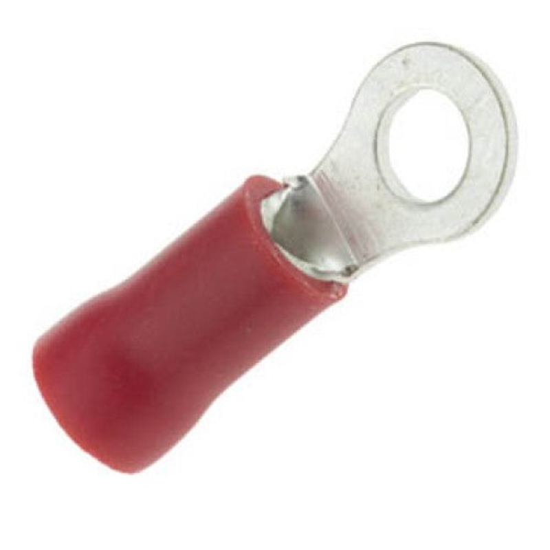 AA-820-04T – RING TERM RED #4 22-18AWG ID-2.99MM OD-5.70MM DOUBLE CRIMP (10 pcs/pkg)