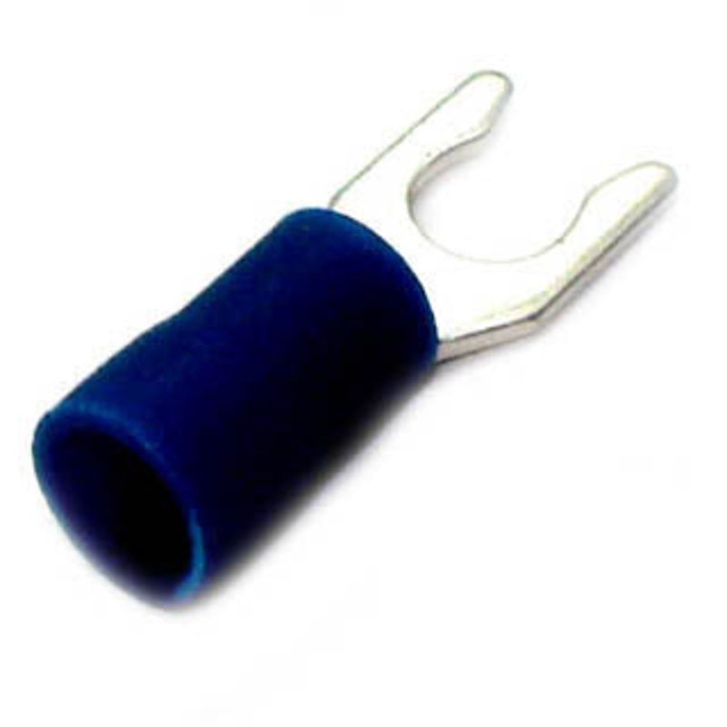 B-227-10X – SPADE LOCK BLU #10 16-14AWG ID-5MM WIDTH-9.4MM