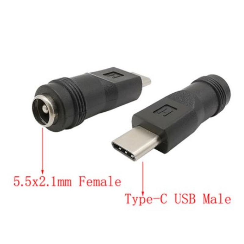 GAJ-951 – DC POWER ADAPT 2.1MM JK-USB C PLUG