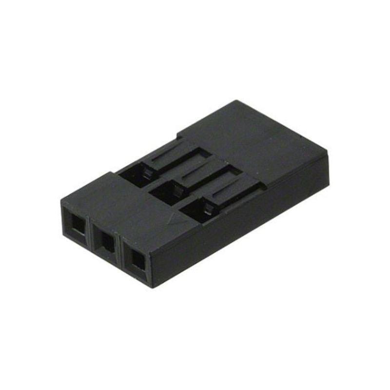 GMQD-1303-10 – SIPSKT 2.5MM 3S HOUS FOR SQ PINS DUPONT CONNECTOR HOUSING (10 pcs/pkg)