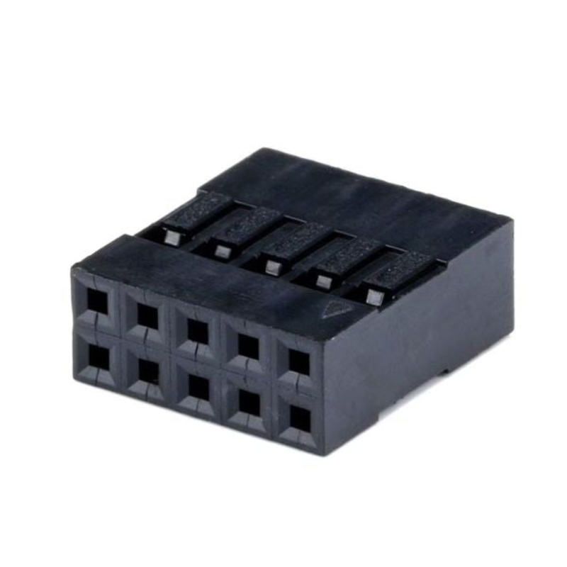 GMQD-5503-2 – DIPSKT 2.5MM 10S HOUS FOR SQ PINS DUAL ROW 2X5S DUPONT CONN (2 pcs/pkg)