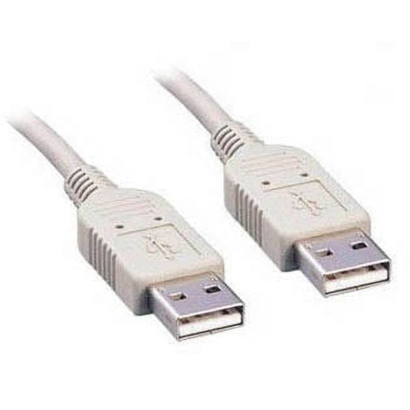 ZCABU-002606 – USB CABLE 2.0 A-A MALE/MALE 6FT GREY